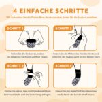 Hundesocken Anti-Rutsch mit verstellbaren Riemen – Pfotenschutz für Hartholzböden | 2 Paar – Bild 7
