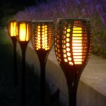 2er Set Solar Fackeln mit 96 LEDs – Flammeneffekt Gartenbeleuchtung IP65 wasserdicht – Bild 7