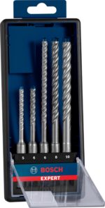 Bosch Professional Expert SDS plus-7X Hammerbohrer Set 5-10 mm – Stahlbeton