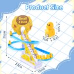 OCCOUMR Elektrische Treppensteiger-Enten 12er Set – Spielzeug mit LED & Musik für Kinder – Bild 3