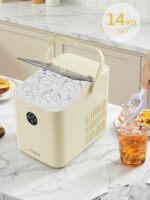 FOHERE Eiswürfelmaschine 14 kg – Schnelle Eisproduktion in 5 Min mit 2 Grössen – Bild 3