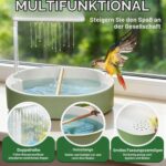 Tismels Vogeldusche mit USB-Pumpe – Automatisches Vogelbad für Wellensittiche & Papageien – Bild 6