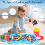 TenFans Montessori Angelspiel 22-teilig – Sensorisches Babyspielzeug ab 6 Monaten – Bild 3
