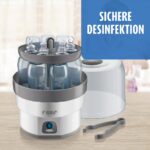 reer VapoMax Dampfsterilisator für 6 Babyflaschen – Schnelle Desinfektion ohne Chemikalien – Bild 2