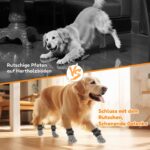 PICK FOR LIFE Hundesocken Anti-Rutsch M mit Klettverschluss – Pfotenschutz für Hartholzboden – Bild 4