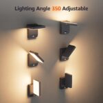 K-Bright 20W LED-Aussenleuchte mit Bewegungsmelder – IP65 Wandlampe Anthrazit für Garten & Haustür – Bild 3