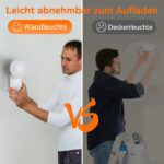 Gotopceed Akku-Wandleuchte mit Bewegungsmelder – 3 Farben, dimmbar, kabellos für Innen – Bild 6
