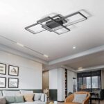 ASDMD LED Deckenleuchte 90cm Aluminium – Dimmbar mit Fernbedienung & 3000K-6000K – Bild 3