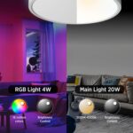 ANTENLICHT Smart LED Deckenlampe 24W Ø30cm – WiFi & Sprachsteuerung für Schlafzimmer – Bild 4