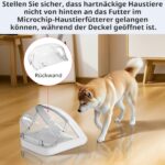 Baofum Rückabdeckung für Mikrochip-Futterautomaten – 2er Set Schutzhaube für Katzen – Bild 6