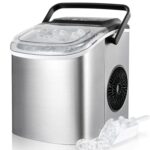 LIFERUN Eiswürfelmaschine 12 kg/24h – Kompakte Eisbereiter mit 2 Grössen für Zuhause & Büro