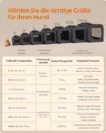 Feandrea Hundebox M faltbar – Transportbox mit Oxford-Gewebe für Hunde 7–11 kg – Bild 4