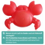 9er Set Badespielzeug Wassertiere schimmelfrei – Weiches Badewannenspielzeug ab 1 Jahr – Bild 2