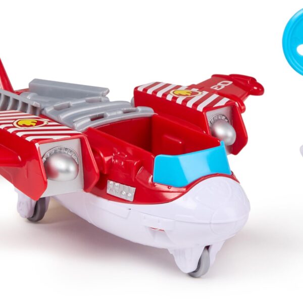 PAW PATROL Air Rescue – Marshalls Feuerwehr-Rettungsflugzeug mit Geschoss-Abwurf & Figur