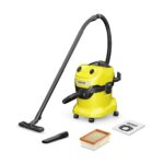 KÄRCHER WD 4 V-20/5/22 Nass- & Trockensauger – 20 l Behälter mit Flachfaltenfilter