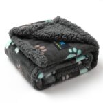 luciphia Wasserdichte Hundedecke aus Fleece – Schutzdecke für Sofa, Couch & Auto