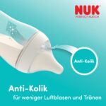 NUK Perfect Match Babyflasche 260 ml – Anti-Kolik für 3+ Monate | 2er Set Affe – Bild 7