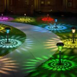 FOMYHEARD 8er Set Solarleuchten Garten – Warmweiss & RGB Farbwechsel, IP65 Wasserdicht – Bild 8