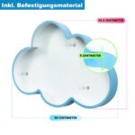 LeSoPhi Magnetisches Wandregal Wolkenform – Platz für bis zu 100 Tonie Figuren – Bild 6