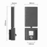 Miratic LED-Aussenlampe mit Bewegungsmelder IP65 – Warmweiss 3000K für Garten & Terrasse – Bild 5