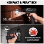WORKPRO 8V Akkuschrauber mit 2000 mAh Akku – 12 Nm Bohrschrauber für DIY & Hausreparaturen – Bild 7