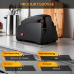 Strixorn Elektrischer Messerschärfer mit 4 Schleifabstufungen – Profi-Schleifmaschine für Küchenmesser – Bild 4