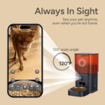 MOLLY&CODY Futterautomat 6L mit Kamera & App-Steuerung – Intelligenter Futterspender für Katzen & Hunde – Bild 2