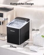 EUHOMY Eiswürfelmaschine IM021 – Automatisch 9 Eiswürfel in 2 Grössen – Bild 7