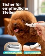oneisall 2in1 Pfotentrimmer für Hunde & Katzen – Geräuscharm mit 2h Laufzeit – Bild 4