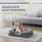 Juskys Hundebett Sheena M – Orthopädisches Hundesofa 72x60 cm, waschbar & rutschfest – Bild 7
