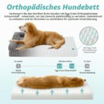COZY KISS Orthopädisches Hundesofa 112x81cm mit L-Design – Gelenkschutz für grosse Hunde – Bild 5