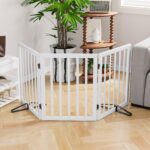 Semiocthome Bambus Hundegitter freistehend – 61 cm hoch, erweiterbar bis 140 cm – Bild 3
