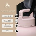 TATZIO Reiseflasche 4-in-1 – Isolierte Wasserflasche & Futternapf für Hunde & Katzen 1000ml – Bild 5