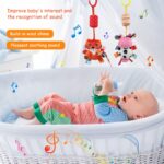JoyLife Baby Hängespielzeug Set 4er – Plüschtiere mit Rassel für Kinderwagen & Autositz – Bild 5