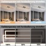 Homefire LED-Deckenleuchte 36W – Dimmbar mit Fernbedienung für Wohnzimmer & Küche – Bild 3