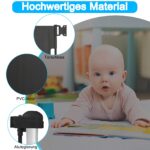 HENGMEI Ausziehbares Treppenschutzgitter 150 cm – Sicherheitsbarriere für Babys & Haustiere – Bild 4