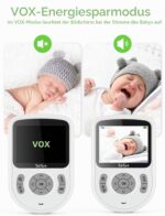 TakTark Babyphone mit Kamera 2,8" 720P HD – WLAN-frei mit 20h Akku & Nachtsicht – Bild 5