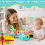Marstone Musikspielzeug Krokodil mit Klavier & Gitarre – Montessori Lernspielzeug ab 1 Jahr – Bild 5