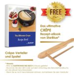 StarBlue Crêpe-Maker 30,5 cm mit Holzspatel & Rezept-E-Book – Elektrischer Pfannkuchenbereiter – Bild 3