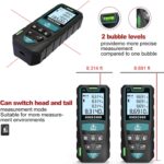RockSeed Laser-Entfernungsmesser 50m mit Flächenberechnung – Digitales Messgerat für Bau & Handwerk – Bild 3