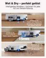 ECOVACS T90 Omni Saugroboter mit Wischfunktion – 30.000 Pa Saugleistung & intelligente Haustierpflege – Bild 6