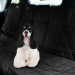 QWORK Autoschondecke Rücksitz – Wasserdichter Sitzbezug für Hunde & Haustiere – Bild 5