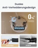 SwitchBot K11+ Saugroboter mit Mopp – 6000Pa Saugkraft & 90-Tage Staubauffang – Bild 4