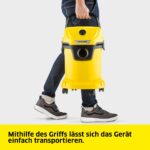 KÄRCHER WD 3 V-17/4/20 Nass-/Trockensauger – 1.000 W Mehrzwecksauger mit Patronenfilter – Bild 3