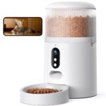 Faroro Intelligenter Futterautomat für Katzen & Hunde mit WiFi, 3MP HD-Kamera & Nachtsicht