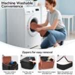 GL GLENSLAVE Hundeautositz für kleine/mittlere Hunde – Memory Foam mit 2 Sicherheitsgurten – Bild 7