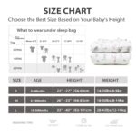 Mosebears Winterschlafsack 2.5 Tog aus Bambusfaser – Warm & Atmungsaktiv für Babys 6-18 Monate – Bild 5