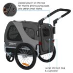 DOGGYHUT® Premium M Hundeanhänger 2-in-1 – Fahrradanhänger & Jogger für Hunde bis 23 kg – Bild 3