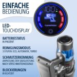CLEANmaxx AeroTec 500 Akku-Staubsauger mit Absaugstation – 60 Min Laufzeit & UV-C Milbenaufsatz – Bild 12