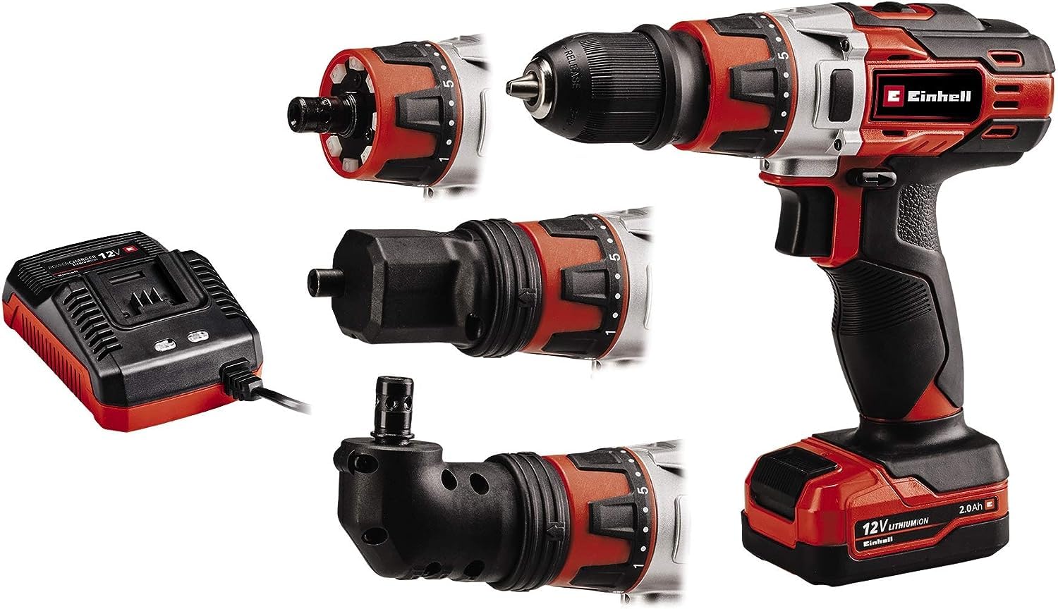 Einhell Akkuschrauber TE-CD 12/1 3X-Li – 12V Bohrschrauber mit Li-Ion Akku & Ladegerät